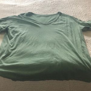 Aerie oversized & distressed tee